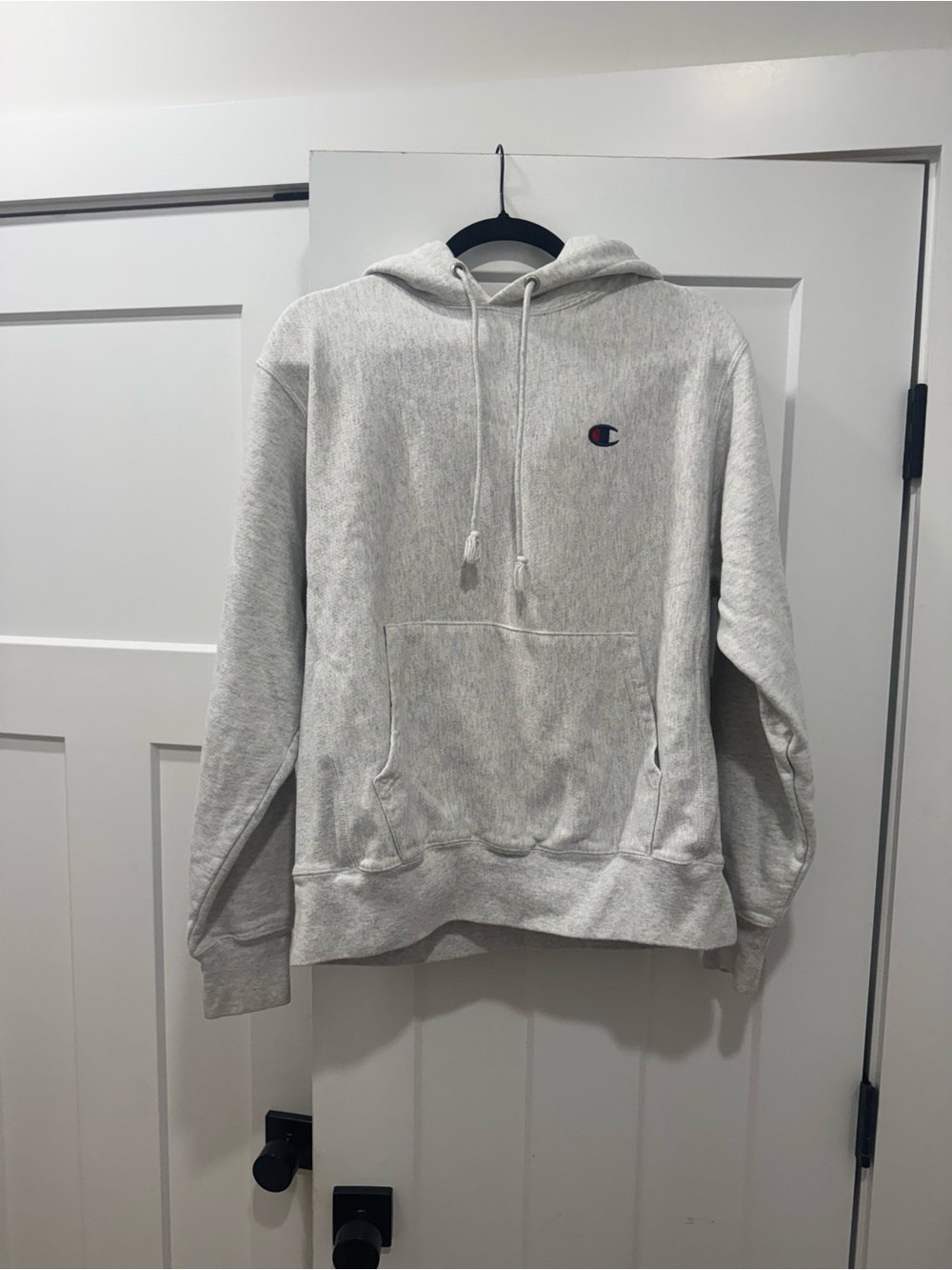 Champion Light Heather Gray Hoodie